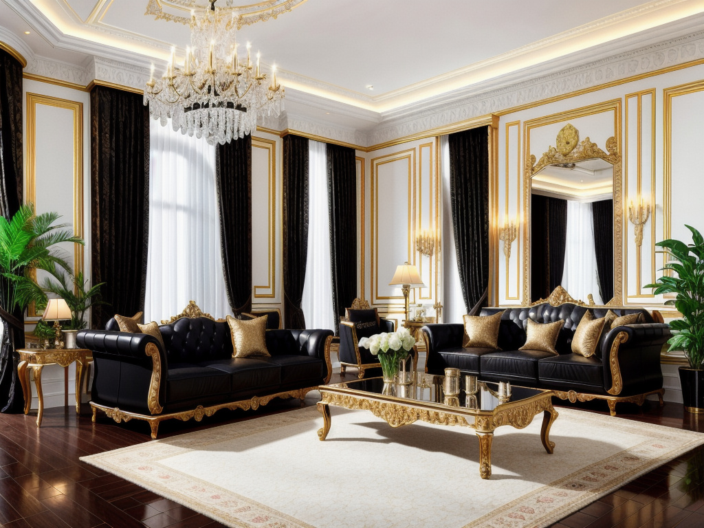 欧式奢华客厅
